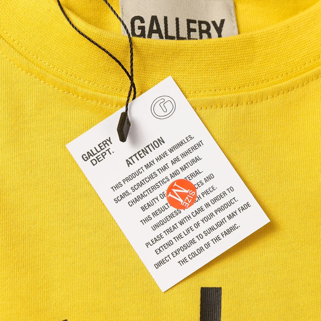 GALLERY.DEPT new summer short-sleeved model number: D3173#P106 color: apricot black yellow code number: S M L XL